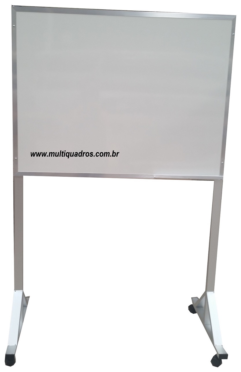 Quadro Branco Liso com Cavalete de Rodinha